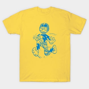 Bolt - Chargers Football Mascot Blue T-Shirt